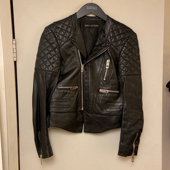 BALENCIAGA NICOLAS GHESQUIERE LEATHER JACKET 2010/2011 - SIZE 36 - Picture 4 of 14